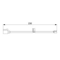 Genuine Bosch Rear Brake Pad Wear Sensor AP859