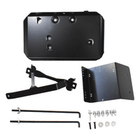 Black Dual Battery Tray Kit Fit Fits Toyota Hilux SR 1KD-FTV 3.0L KUN26