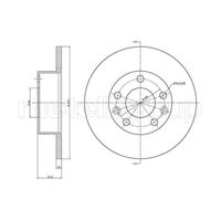 Genuine Bosch Front Brake Rotors Discs Set BD1575