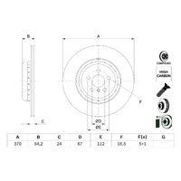 Genuine Bosch Rear Brake Rotors Set BD2943