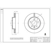 Genuine Bosch Rear Brake Rotors Discs Set BD5408