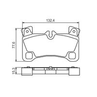 Genuine Bosch Rear Brake Pads BP1141
