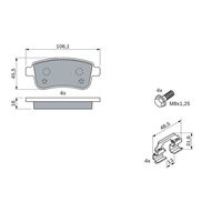 Genuine Bosch Rear Brake Pads BP1292