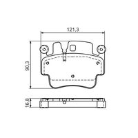 Genuine Bosch Front Brake Pads BP1310