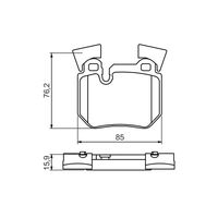 Genuine Bosch Rear Brake Pads BP1343