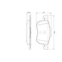 Genuine Bosch Front Brake Pads BP291