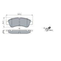 Genuine Bosch Front Brake Pads BP318