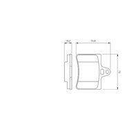 Genuine Bosch Rear Brake Pads BP326
