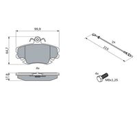 Genuine Bosch Front Brake Pads BP713