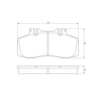Genuine Bosch Rear Brake Pads BP719