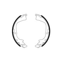 Genuine Bosch Rear Handbrake Shoe kit BS1001