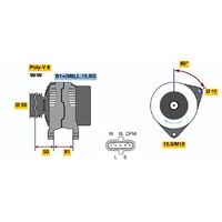 Genuine Bosch Alternator BX655005