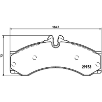 Hella Pagid Brake Pad Set C4068