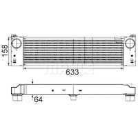 Mahle Intercooler Ci192000P