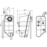 Mahle Coolant Expansion Tank CRT118000S