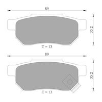Genuine Bosch Rear Brake Pads DB1163BL