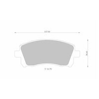 Genuine Bosch Front Brake Pads DB1342BL