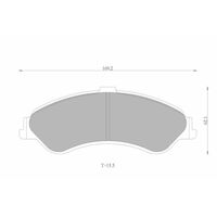 Genuine Bosch Front Brake Pads DB1375BL