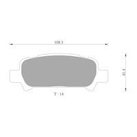 Genuine Bosch Rear Brake Pads DB1379BL