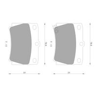 Genuine Bosch Rear Brake Pads DB1390BL