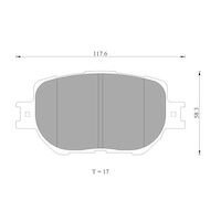 Genuine Bosch Front Brake Pads DB1431BL