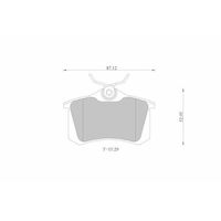 Genuine Bosch Rear Brake Pads DB1449BL