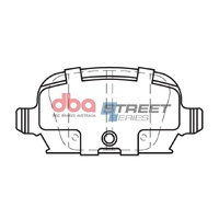 DBA Rear Brake Pads Set DB1472SS