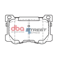 DBA Front Brake Pads Set DB15021SS