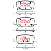 DBA Rear Brake Pads Set DB15072SS