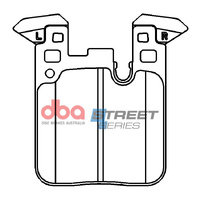 DBA Rear Brake Pads Set DB15127SS