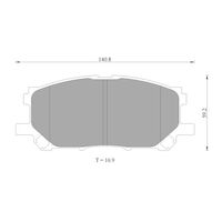 Genuine Bosch Front Brake Pads DB1517BL