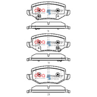 DBA Rear Brake Pads Set DB15184SS