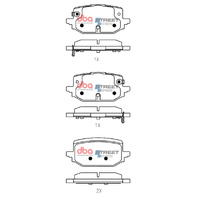 DBA Rear Brake Pads Set DB15228SS
