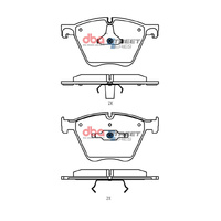 DBA Front Brake Pads Set DB15290SS