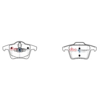 DBA Rear Brake Pads Set DB1659SS