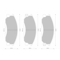 Genuine Bosch Front Brake Pads DB1745BL