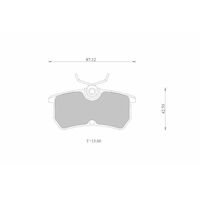Genuine Bosch Brake Pads DB1759BL