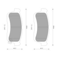 Genuine Bosch Front Brake Pads DB1768BL