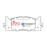 DBA Front Brake Pads Set DB1800SS