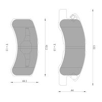 Genuine Bosch Front Brake Pads DB1912BL