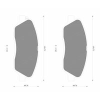 Genuine Bosch Front Brake Pads DB2034BL