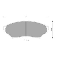 Genuine Bosch Front Brake Pads DB2058BL