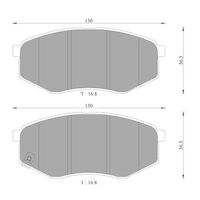 Genuine Bosch Front Brake Pads DB2072BL