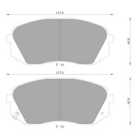 Genuine Bosch Front Brake Pads DB2174BL
