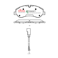 DBA Front Brake Pads Set DB2328SP