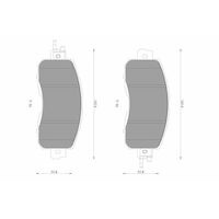 Genuine Bosch Front Brake Pads DB2336BL