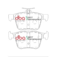 DBA Rear Brake Pads Set DB2415SS