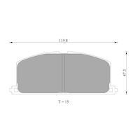 Genuine Bosch Front Brake Pads DB308BL