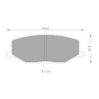 Genuine Bosch Front Brake Pads DB403BL
