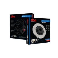 DBA Street T2 Slot Rotors fits Toyota Corolla 86-91 F DBA704S